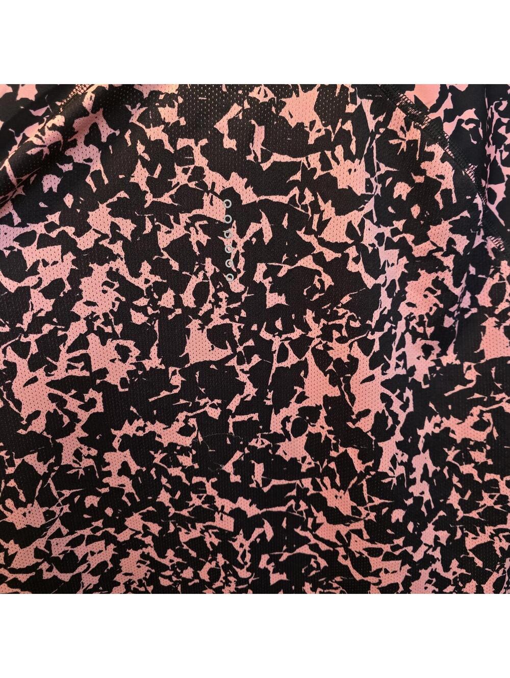 Nike Women's Running Dri-Fit Short Sleeve Shirt 2X- Pink & Black - Picture 5 of 7